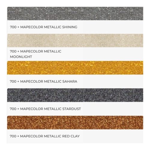 Mapei Mapecolor Metallic (90g)  - holdfény (platina)
